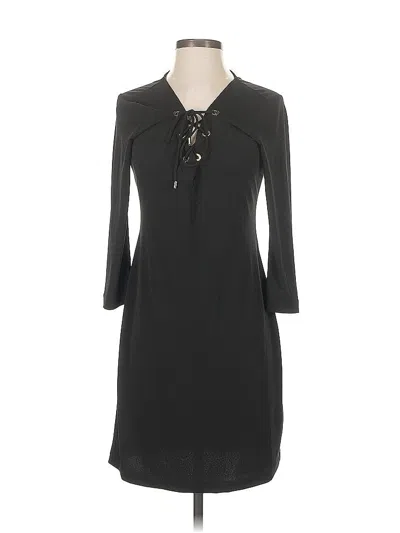 Pre-owned Chelsea & Theodore Casual Dress In Black