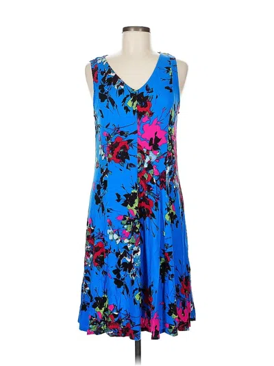 Pre-owned Chelsea & Theodore Casual Dress In Blue