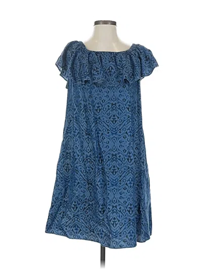 Pre-owned Chelsea & Theodore Casual Dress In Blue
