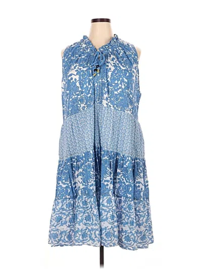 Pre-owned Chelsea & Theodore Casual Dress In Blue