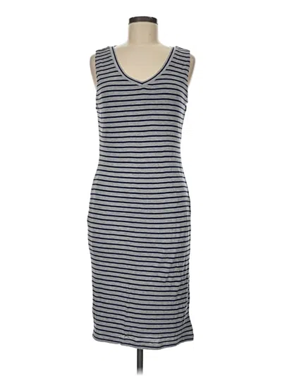 Pre-owned Chelsea & Theodore Casual Dress In Gray