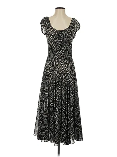 Pre-owned Chelsea & Theodore Cocktail Dress In Black