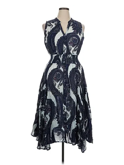 Pre-owned Chelsea & Theodore Cocktail Dress In Blue
