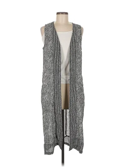 Pre-owned Chelsea & Theodore Kimono In Gray