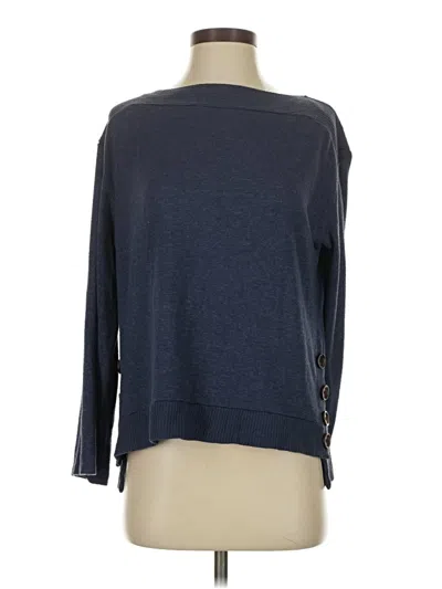 Pre-owned Chelsea & Theodore Pullover Sweater In Blue