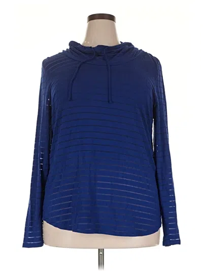 Pre-owned Chelsea & Theodore Pullover Sweater In Blue