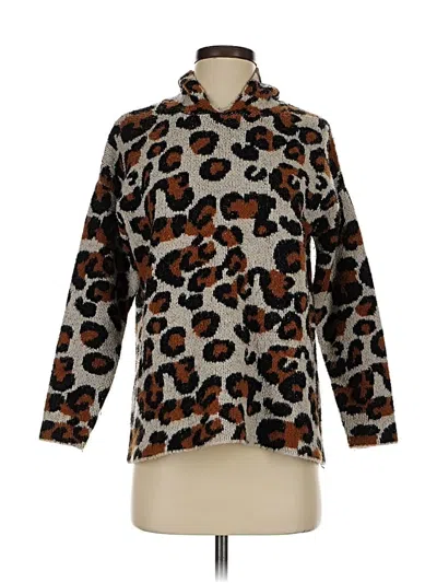 Pre-owned Chelsea & Theodore Pullover Sweater In Brown