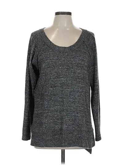 Pre-owned Chelsea & Theodore Pullover Sweater In Gray