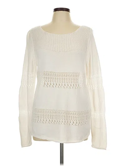 Pre-owned Chelsea & Theodore Pullover Sweater In Ivory