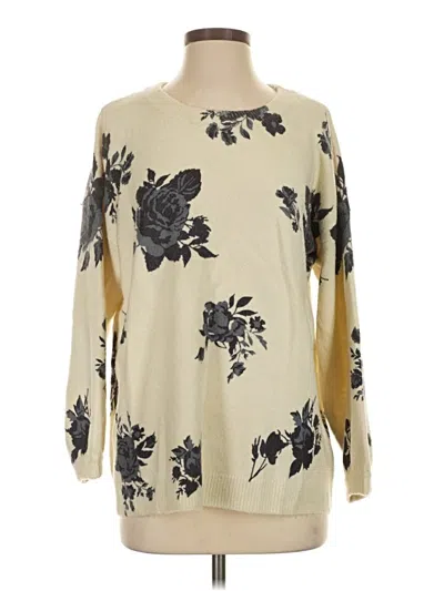 Pre-owned Chelsea & Theodore Pullover Sweater In Ivory