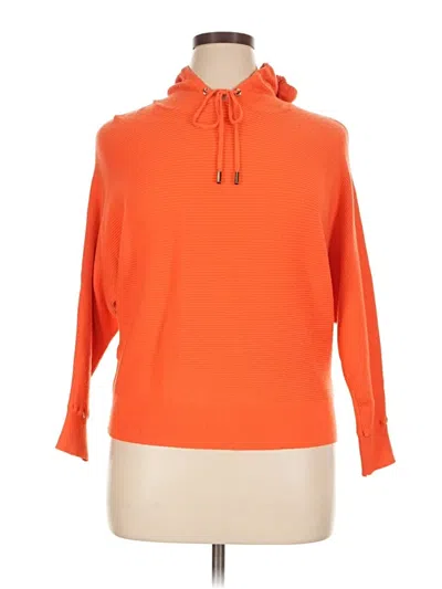 Pre-owned Chelsea & Theodore Pullover Sweater In Orange