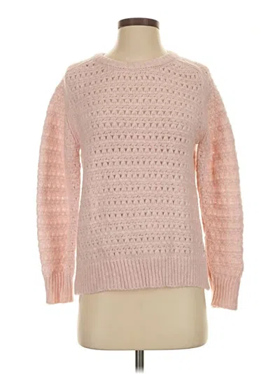 Pre-owned Chelsea & Theodore Pullover Sweater In Pink