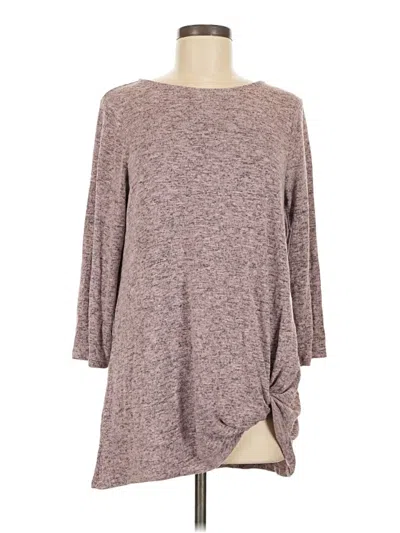 Pre-owned Chelsea & Theodore Pullover Sweater In Purple