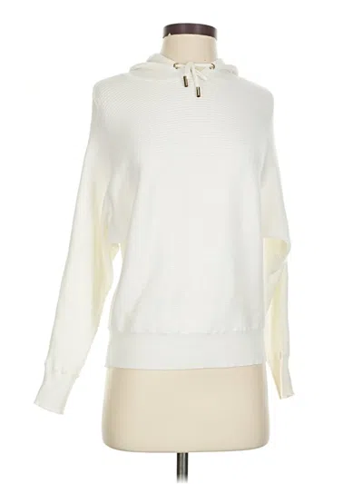 Pre-owned Chelsea & Theodore Pullover Sweater In White