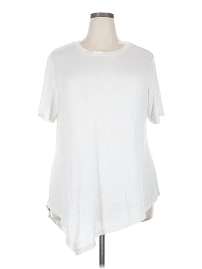 Pre-owned Chelsea & Theodore Short Sleeve T-shirt In Silver