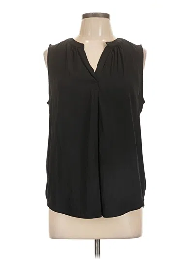 Pre-owned Chelsea & Theodore Sleeveless Blouse In Black