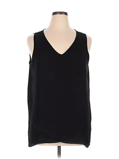 Pre-owned Chelsea & Theodore Sleeveless Blouse In Black