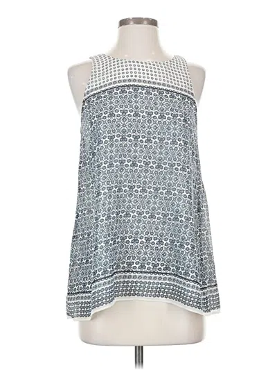 Pre-owned Chelsea & Theodore Sleeveless Blouse In Blue