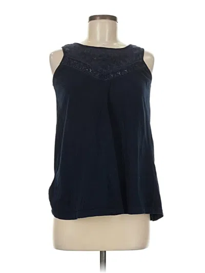 Pre-owned Chelsea & Theodore Sleeveless T-shirt In Blue