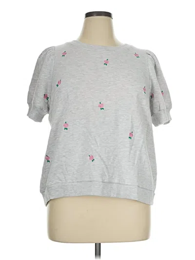 Pre-owned Chelsea & Theodore Sweatshirt In Gray