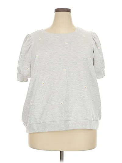 Pre-owned Chelsea & Theodore Sweatshirt In Silver