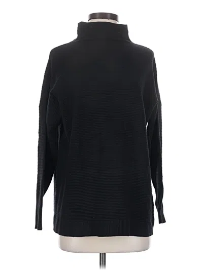 Pre-owned Chelsea & Theodore Turtleneck Sweater In Black