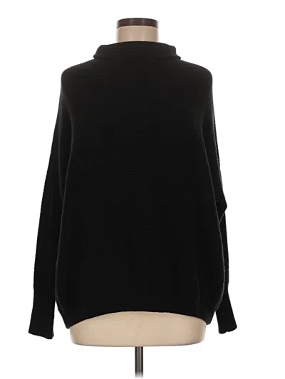 Pre-owned Chelsea & Theodore Turtleneck Sweater In Black