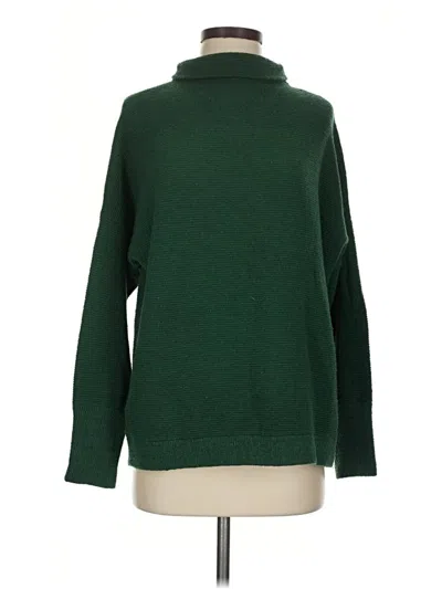 Pre-owned Chelsea & Theodore Turtleneck Sweater In Green