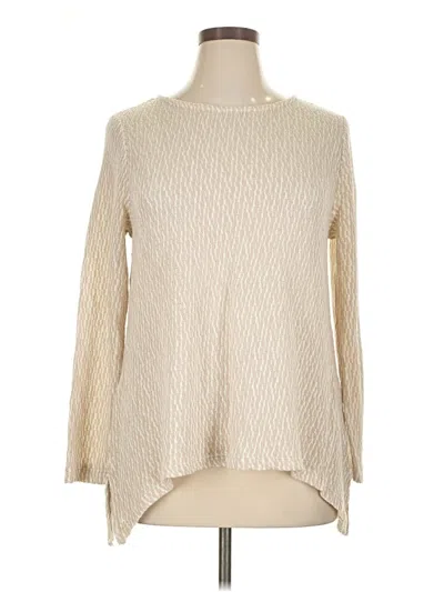 Pre-owned Chelsea & Theodore Turtleneck Sweater In White