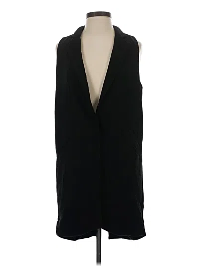Pre-owned Chelsea & Theodore Tuxedo Vest In Black