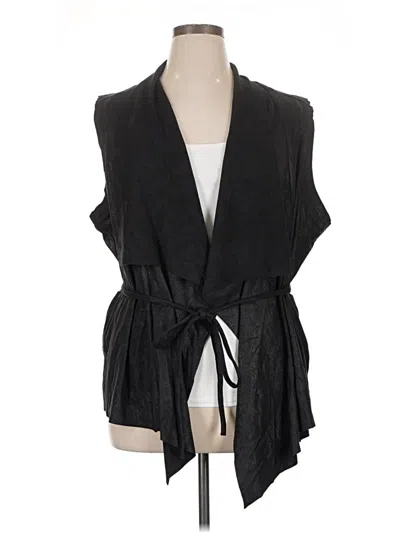 Pre-owned Chelsea & Theodore Vest In Black