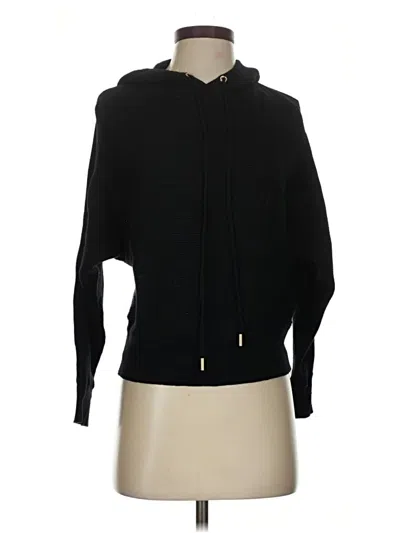 Pre-owned Chelsea & Theodore Zip Up Hoodie In Black