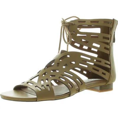 Chelsea & Zoe Cierra Womens Eyelet Manmade Gladiator Sandals