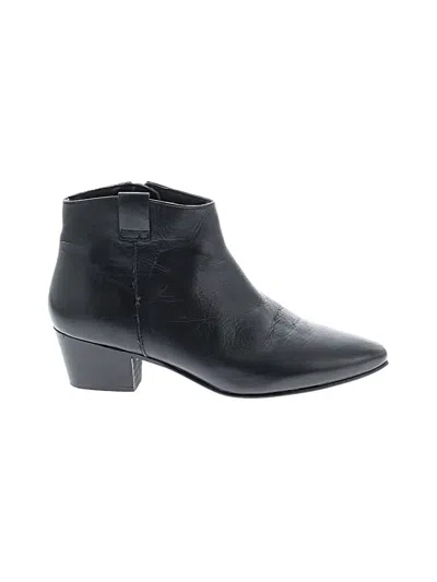 Pre-owned Chelsea Crew Ankle Boots In Black