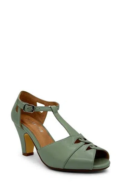 Chelsea Crew Catherina T-strap Sandal In Mint Pu
