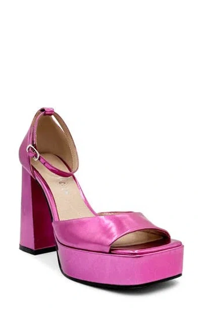 Chelsea Crew Chaser Platform Pump In Pink Pu