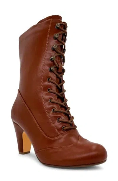Chelsea Crew Claire Lace-up Boot In Brown