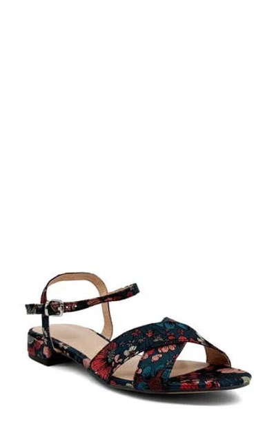 Chelsea Crew Geisha Ankle Strap Sandal In Floral Fabric