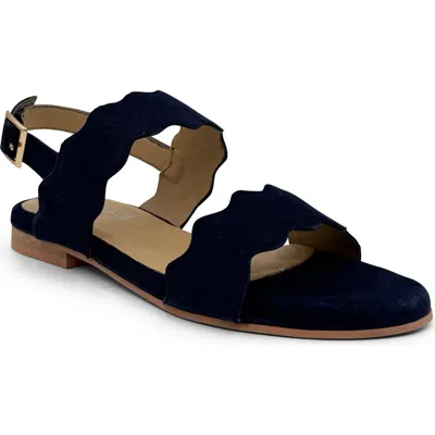Chelsea Crew Jarden Slingback Sandal In Navy Suede