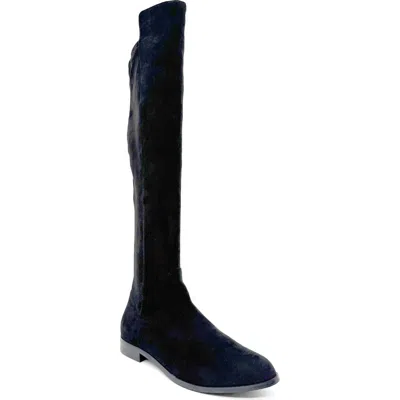 Chelsea Crew Juno Tall Boot In Black Micro