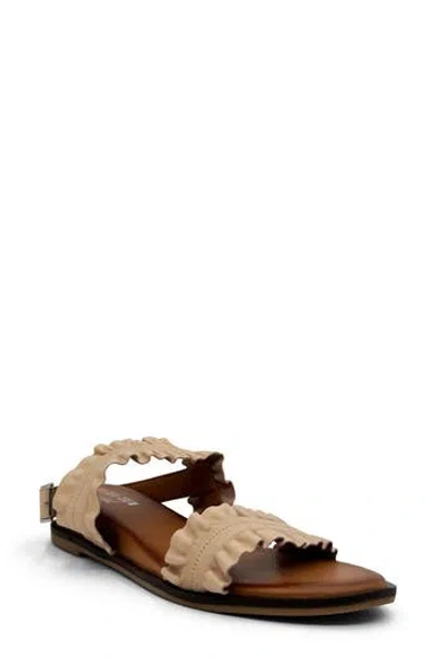 Chelsea Crew Roche Slingback Sandal In Nude Leather