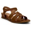 Chelsea Crew Roma Wedge Sandal In Tan Pu