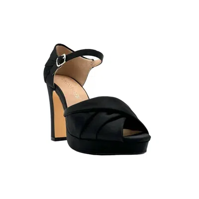 Chelsea Crew Women's Gloria Satin Platform Holiday Heels In Black
