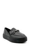 Chelsea Crew Wonka Bit Platform Loafer In Black Leather