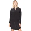 Chelsea Equipment Black Silk Dress In Black