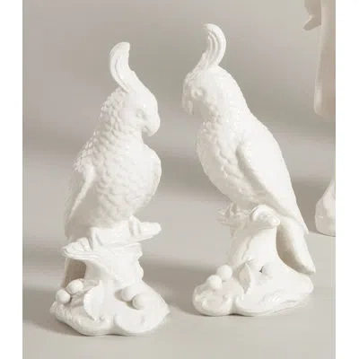 Chelsea House 2 Piece Figurine Set In White