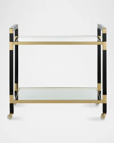 Chelsea House Acrylic Bar Cart In Multi
