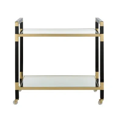 Chelsea House Acrylic Bar Cart In Clear