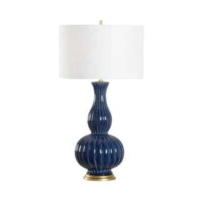 Chelsea House Augusta Lamp In Blue;gold