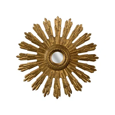 Chelsea House Aurora Mirror In Antique Gold,convex